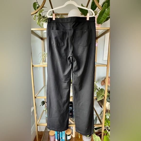 L’Agence Black Clayton Black High-Rise Wide-Leg Jeans - Picture 5 of 8